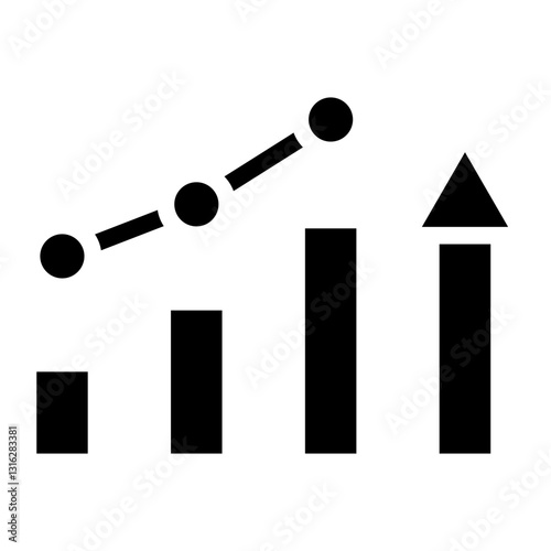 Growth Strategy Vector Design Icon Style