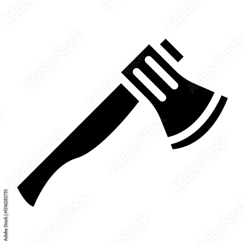 Axe Vector Design Icon Style