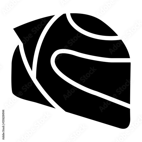 Helmet Vector Design Icon Style