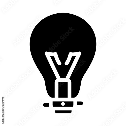 Light Bulb Vector Design Icon Style