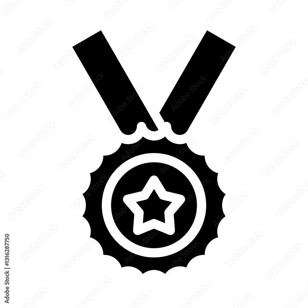 Medal Vector Design Icon Style