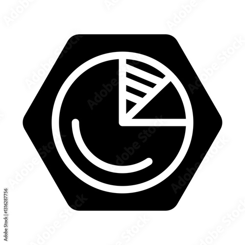 Pie Chart Vector Design Icon Style