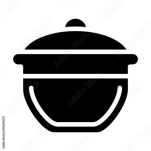 Pot Vector Design Icon Style