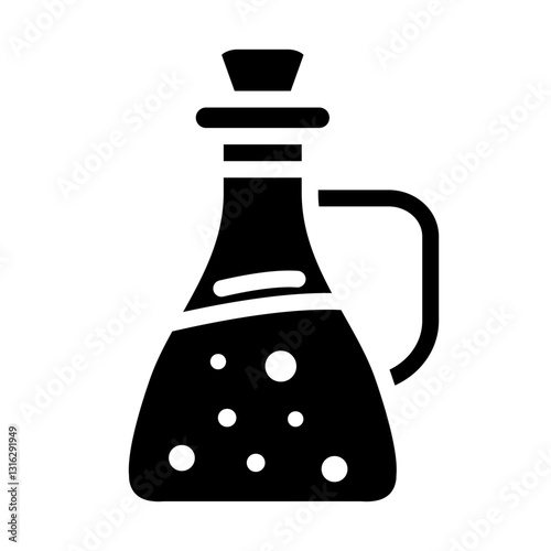 Vinegar Bottle Vector Design Icon Style