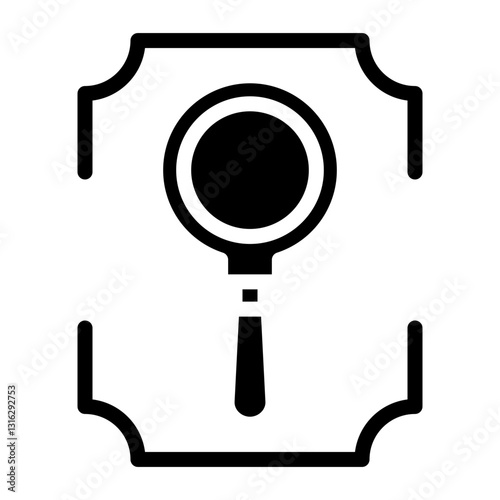 Magnifying Glass Vector Design Icon Style
