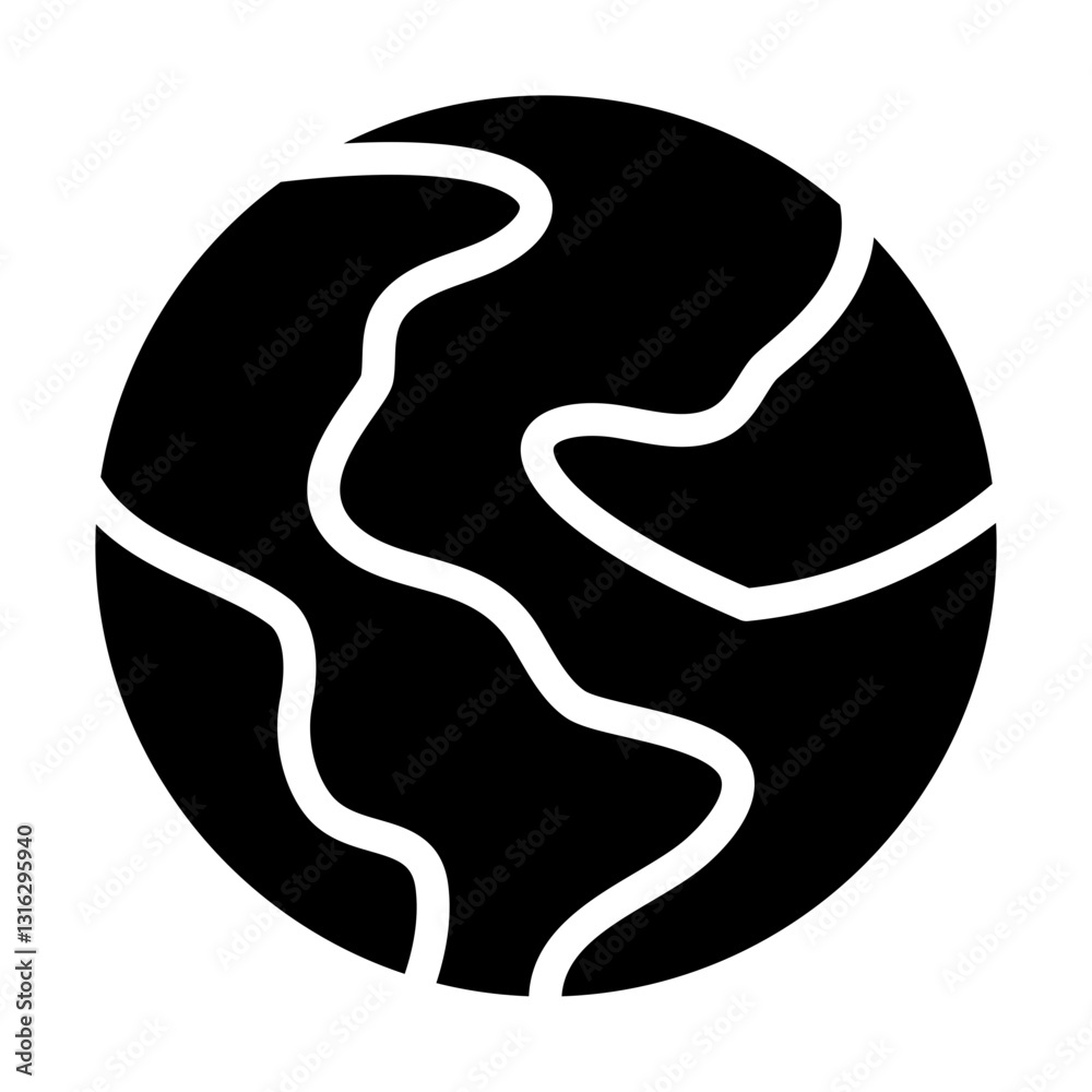 Globe Vector Design Icon Style Globe Vector Design Icon Style