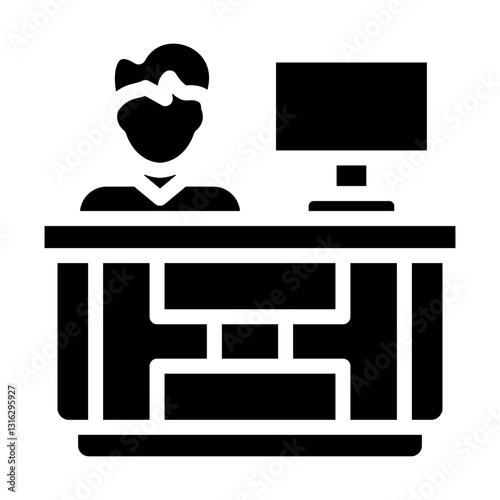 Reception Vector Design Icon Style