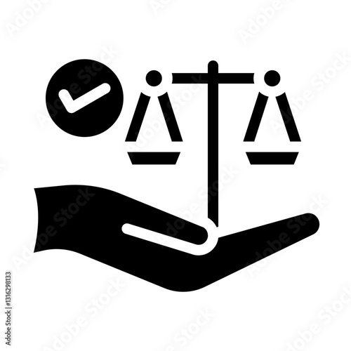Rights Vector Design Icon Style
