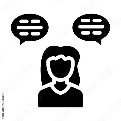 Opinion Vector Design Icon Style