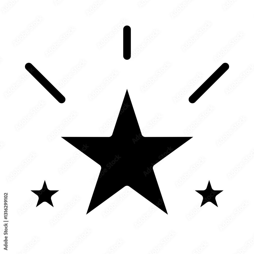 Star Vector Design Icon Style Star Vector Design Icon Style