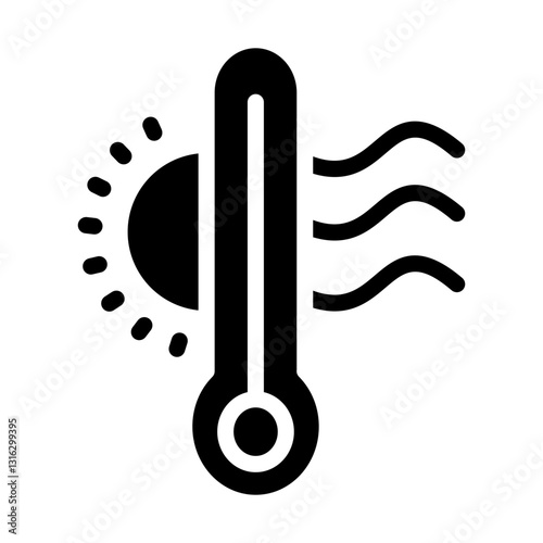 Heatwave Vector Design Icon Style
