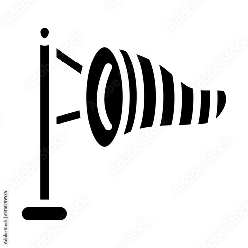 Windsock Vector Design Icon Style