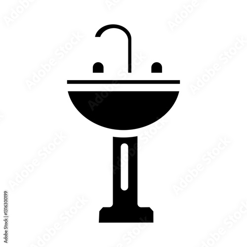 Sink Vector Design Icon Style