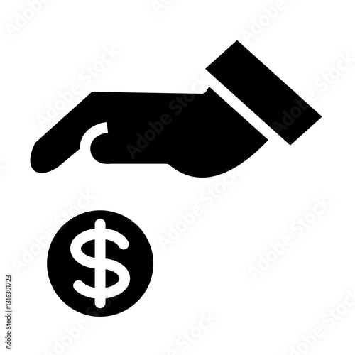 Donation Vector Design Icon Style