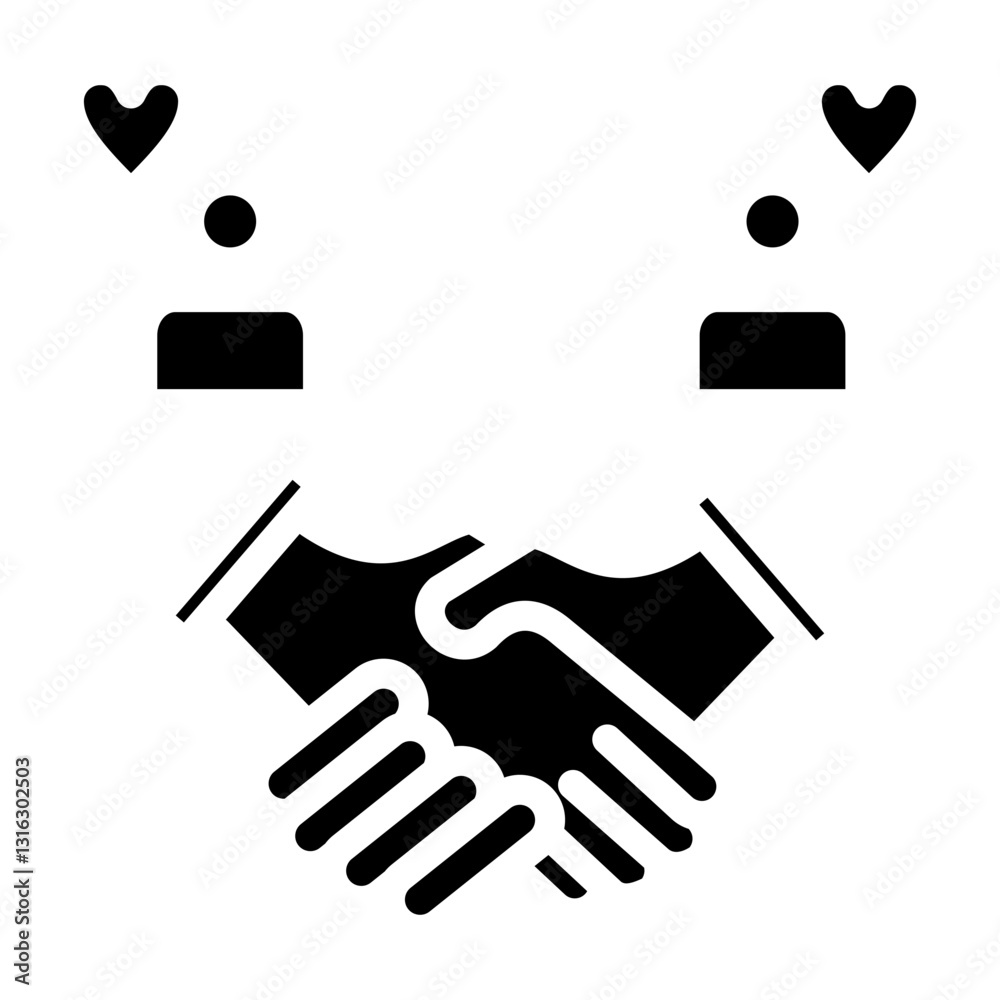 Obraz premium Engagement Vector Design Icon Style