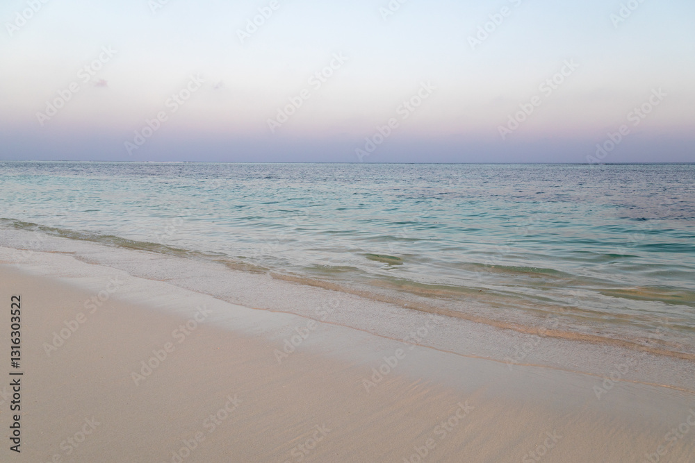 Obraz premium Beach at sunset