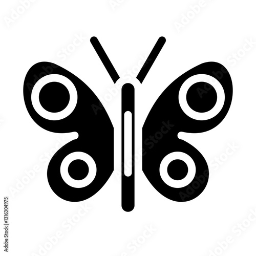 Butterfly Vector Design Icon Style