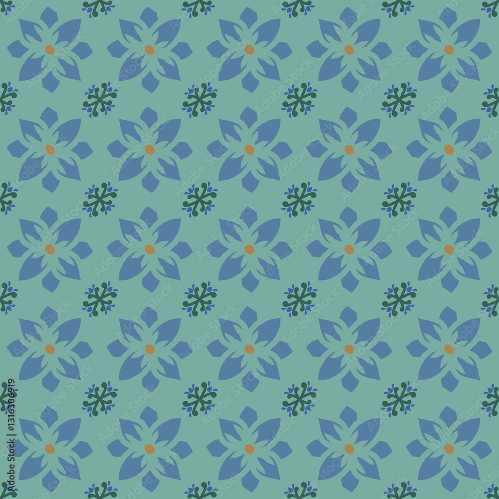 Fototapeta premium seamless floral pattern