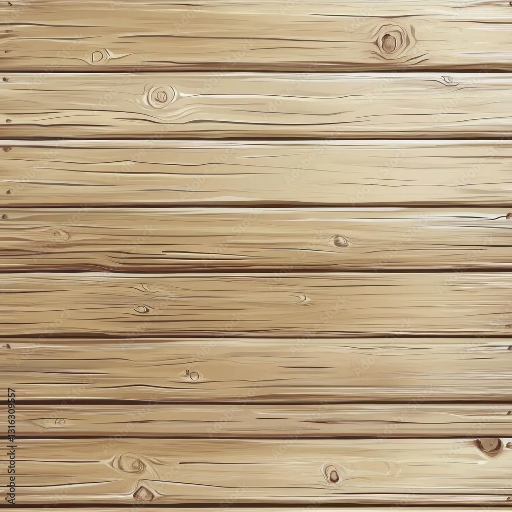 Fototapeta premium Light brown wooden planks background texture.