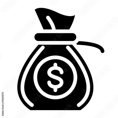 Money Bag Vector Design Icon Style