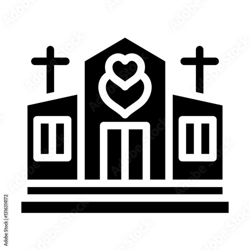 Chapel Vector Design Icon Style