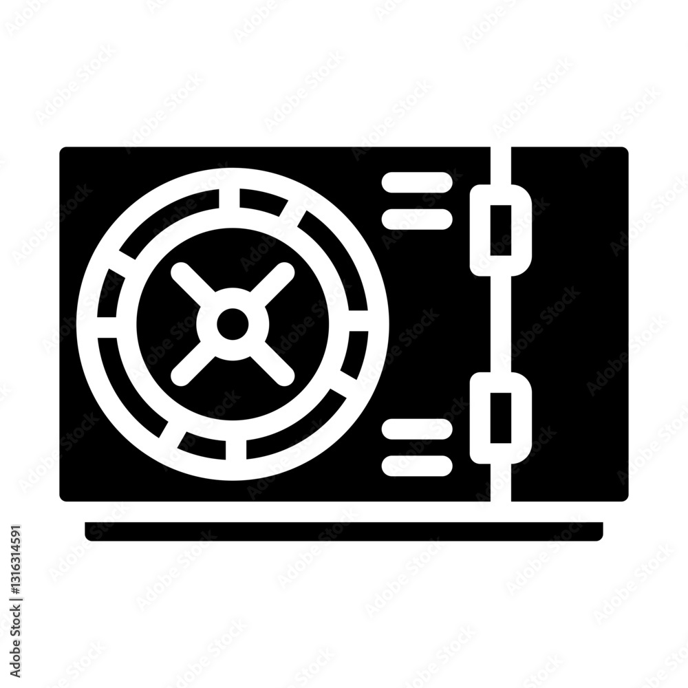Vault Vector Design Icon Style Vault Vector Design Icon Style