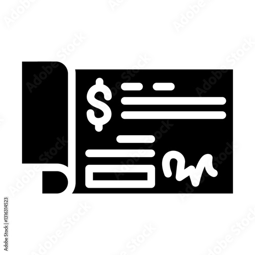 Checkbook Vector Design Icon Style