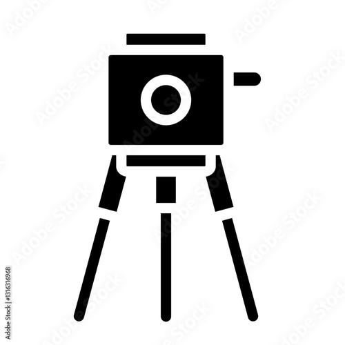 Surveyor Rod Vector Design Icon Style