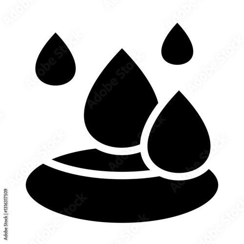 Drop Vector Design Icon Style