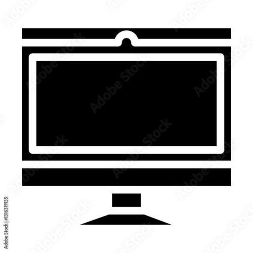Monitor Vector Design Icon Style