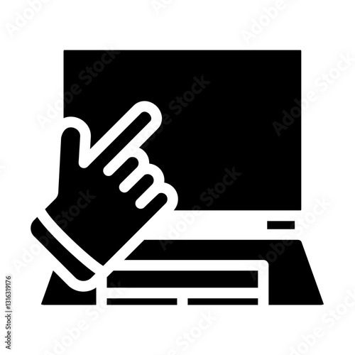 Touchscreen Vector Design Icon Style