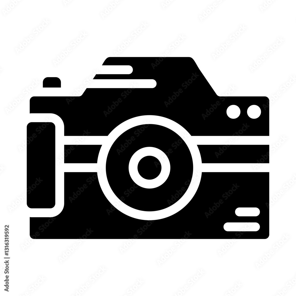Camera Vector Design Icon Style Camera Vector Design Icon Style
