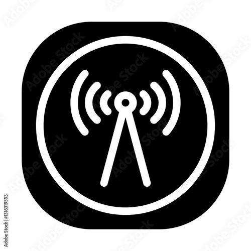 Antenna Vector Design Icon Style