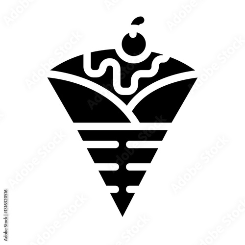 Crepe Vector Design Icon Style