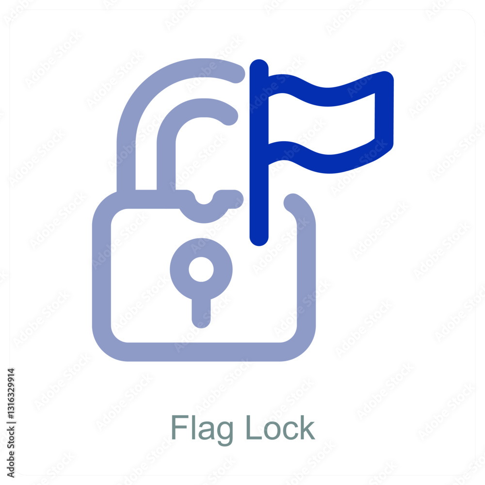Flag Lock Flag Lock