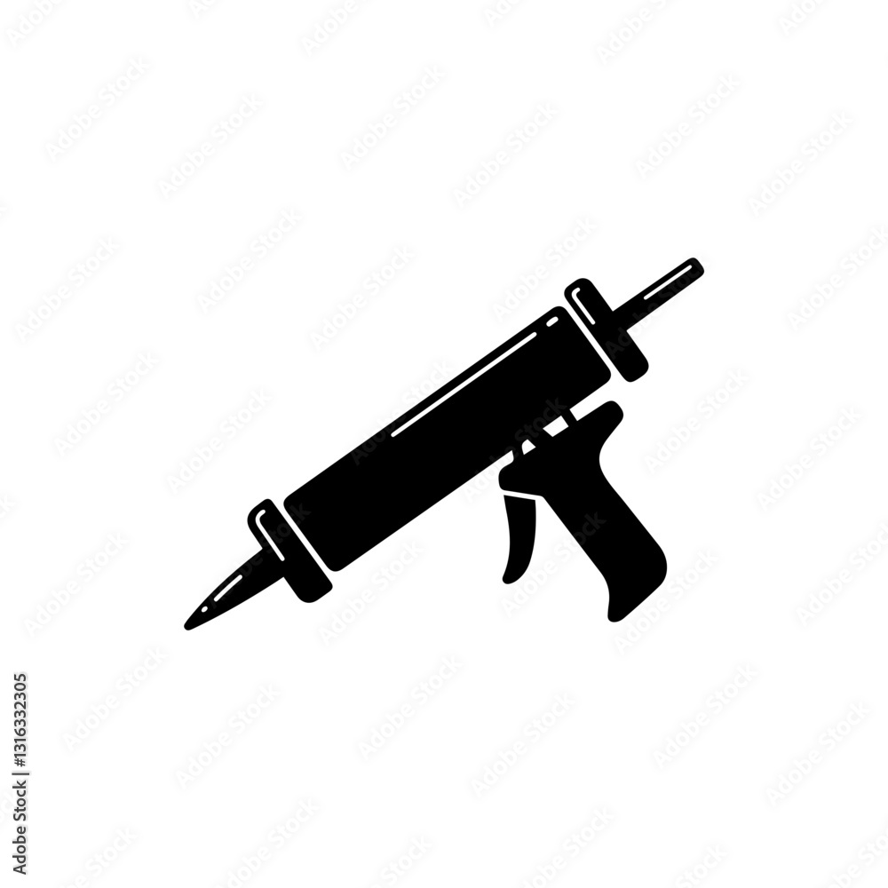Flat Caulking Gun with Tube Flat Caulking Gun with Tube