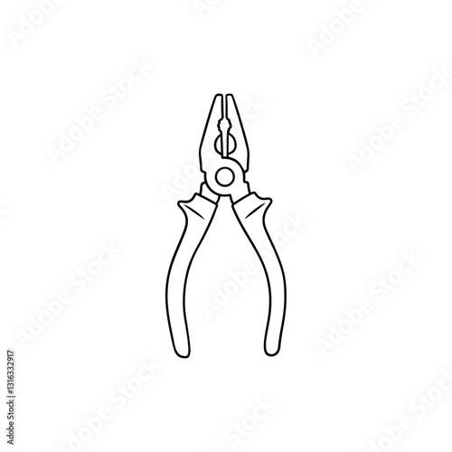 Basic Outline of Gripping Pliers