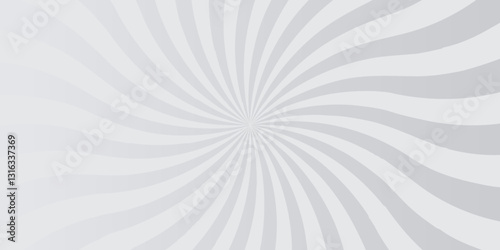 Abstract white and gray retro with sunburst pattern colorful design. Vintage sunrays illustration swirl grunge backdrop line. sun beam vector banner design and comic burst gradient concept pattern.	
