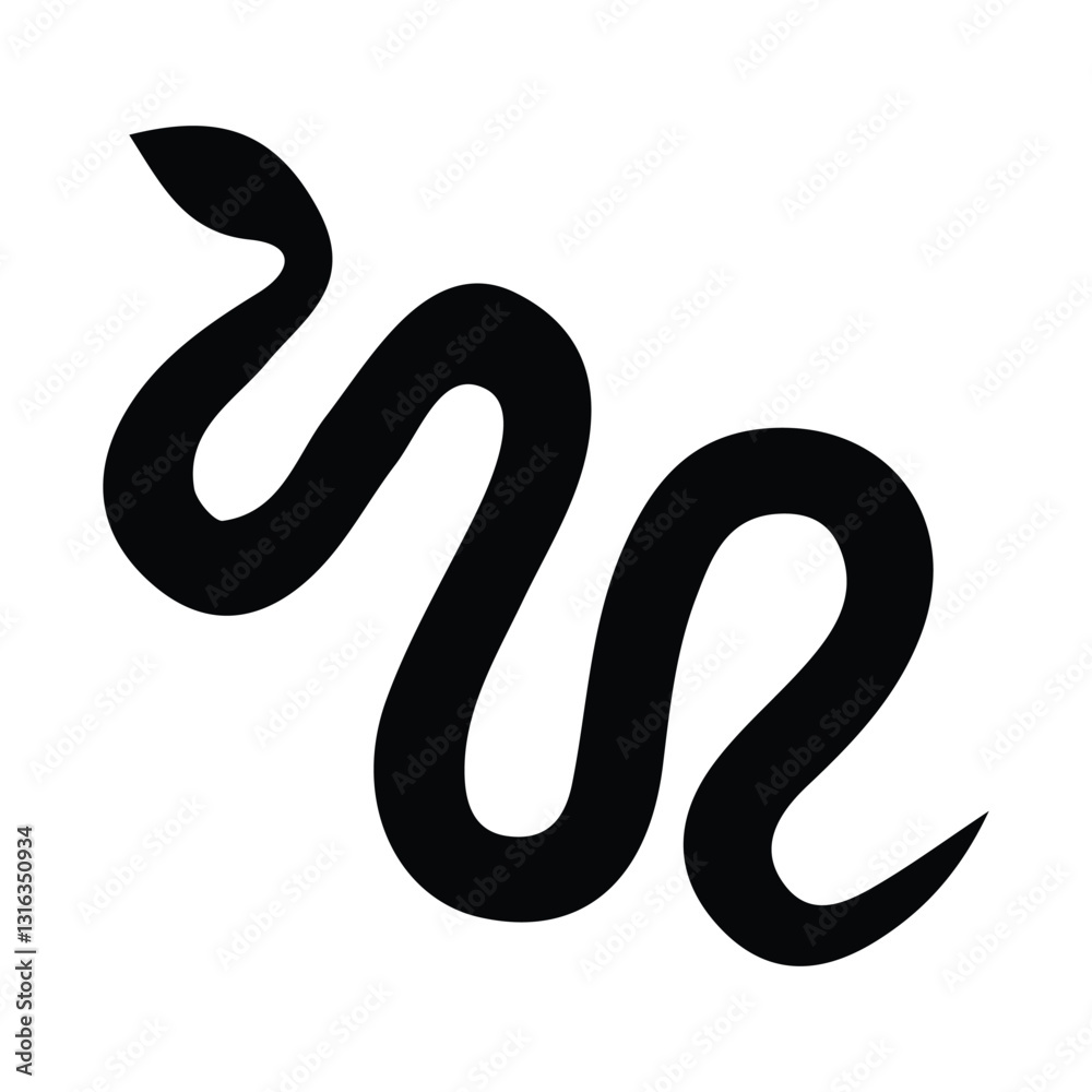 snake silhouette snake silhouette