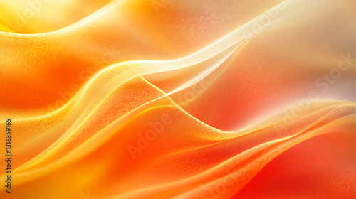 Abstract orange and yellow wave background texture design image sun art gold warm heat light style