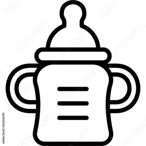 Milk Bottle line icon