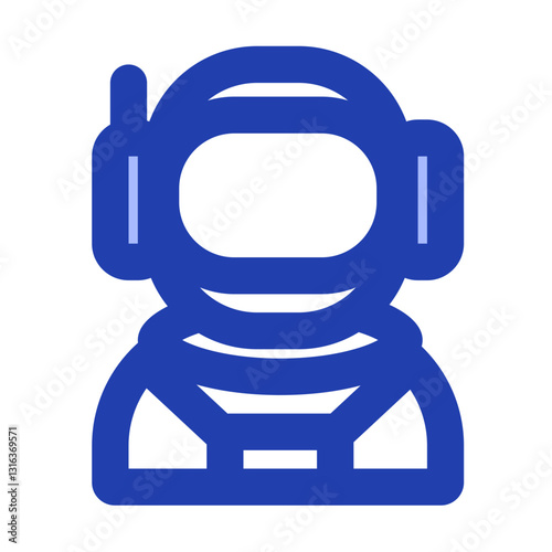 astronaut blue style