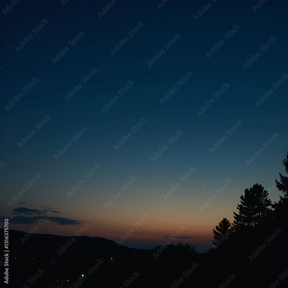 Fototapeta premium sunset in the mountains