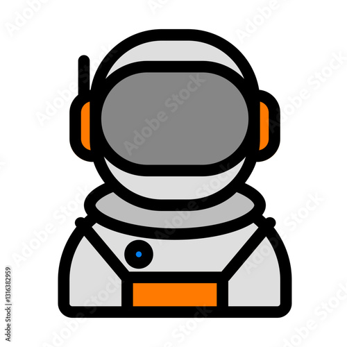 astronaut fill color style