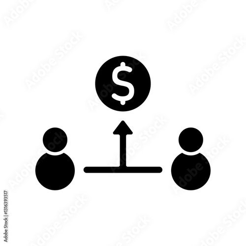 Icon a mutual fund, isolated against a clean background.