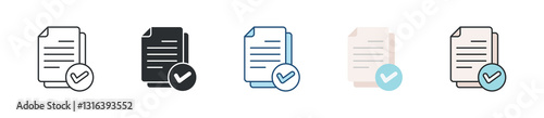 Result Icon Set Multiple Style Collection