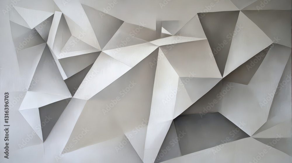 Geometric pastel abstraction with soft light gradients and structured fold elements. Geometric pastel abstraction with soft light gradients and structured fold elements.