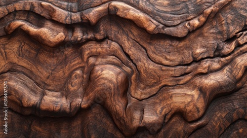 Textured Timber: Oud Sandalwood Grain Detail 