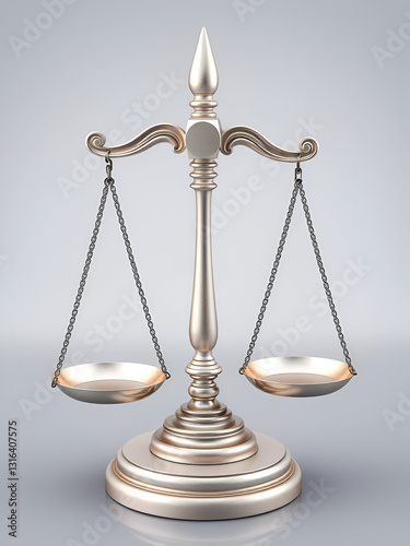 3D scales of justice provides an in-depth understanding of balance and fairness in the legal system.