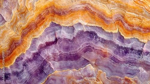 Wallpaper Mural A detailed view of a vibrant layered rock formation surface Torontodigital.ca